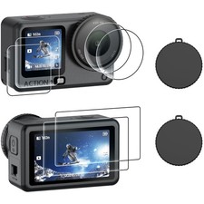 Lens Screen Protector for DJI Osmo Action 6 Accessories 2 Sets , Action6 Pro...