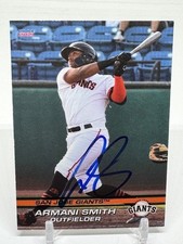 2021 Choice MILB Team Card SIGNED #31 Armani Smith San Jose