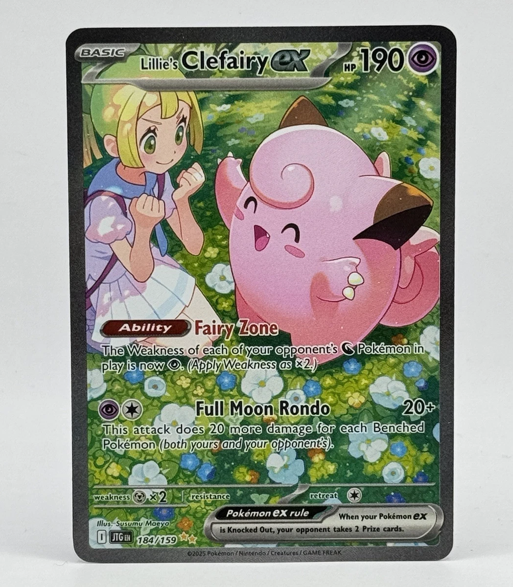 Lillie's Clefairy Ex Pokémon TCG Cards for sale | eBay