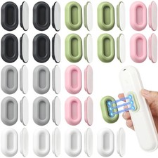 20 Pack Magnetic Remote Control Holder Wall Mount 5 Colors , Adhesive TV Rem...