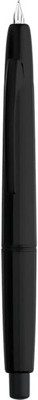 Majohn A2 Retractable Fountain Pen Extra Fine Nib with Box, Press Black Resin