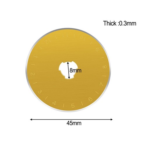 Compatible Replacement Blades for Standard Rotary Cutters 45mm For Titanium - Bild 3 von 18