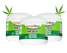 Hempvana Original Relief Cream w/ Seed Max Strength - High Blood Sugar Safe