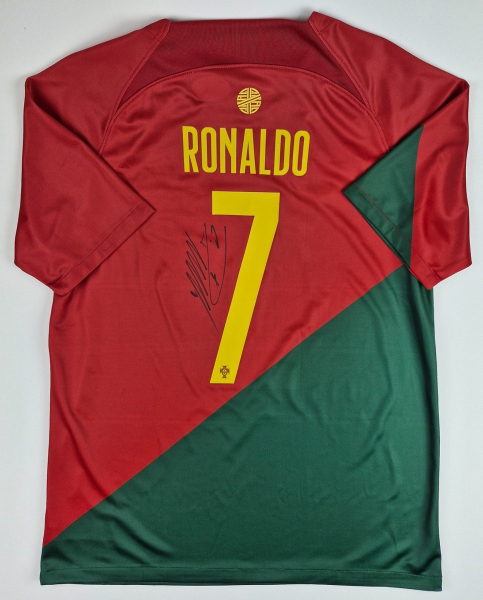 Cristiano Ronaldo 2022 Portugal jersey CR7 Hand Signed with COA
