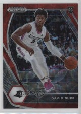 2021-22 Panini Prizm Draft Picks Choice Red Prizm 10/88 David Duke Jr #44 qp4