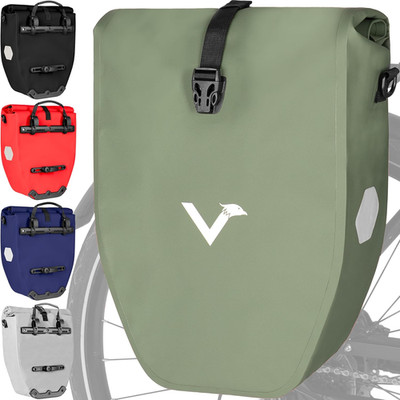 Valkental - Große & Wasserdichte Gepäckträgertasche - 28L Füllvolumen - Fahrradt