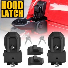 Hood Latches Catch Lock For Jeep Jl Jlu Wrangler Gladiator Jt 2018-2023 With Key
