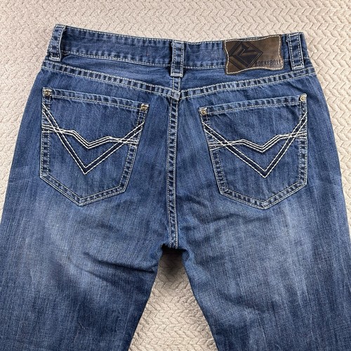 Rock & Roll Cowboy Denim Mens Jeans 36x34 Double Barrel Straight Leg Relaxed Fit - Picture 7 of 18