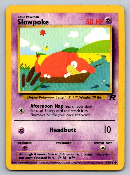 Slowpoke Team Rocket 67/82 MP Unlimited
