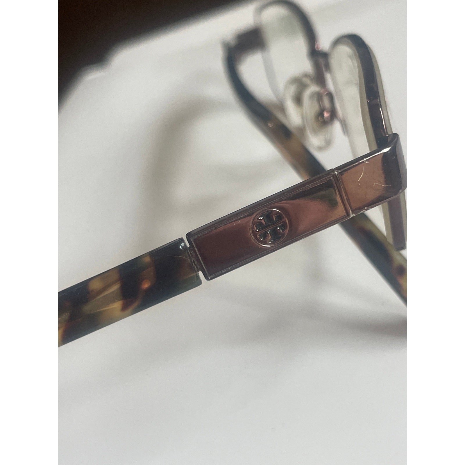 TORY BURCH Havana Eyeglass Glasses FRAMES Only Women's Tortoise TY 1018 thumbnail 3