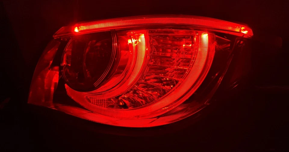 *TESTED* 2014-2017 Infiniti Q50 LED Tail Light Outer Passenger Right 2015 2016 Foto 3 de 4