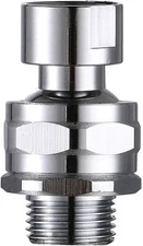 Shower Head Swivel Adapter Brass Adjustable Shower Arm Connector Chrome