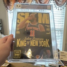 NBA Finals & MVP winner Jalen Brunson..SLAM #256 CGC 9.4 Gold Metal Edition 6/25