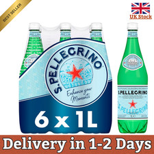 San Pellegrino Bottled Sparkling Water 6 x 1L UK