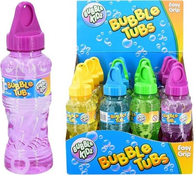 16x Bubble Kidz Bubble Tub 225ml Easy Grip Refill für Blasenherstellung Party Spielzeug UK