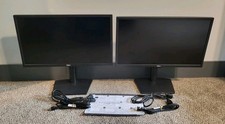 2x Dell E2222HS 22" Widescreen 1920x1080 16:9 VA Full HD LCD Monitor HDMI