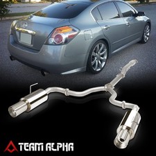 Fits 2007-2015 Nissan Altima 3.5 V6 L32 [4" DUAL MUFFLER] Catback Exhaust System