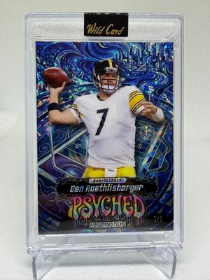 Ben Roethlisberger 1/1 Wild Card Just The Hits Psyched 2026 QB #7   