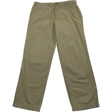 Tommy Hilfiger Classic Fit Chino Hose Beige Herren Label Größe 33 X 30