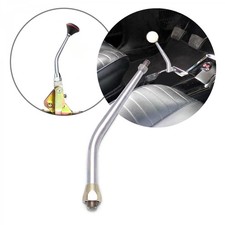 10 Single Bend Shifter Arm By American Shifter Company - Chrome Automatic Stick