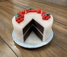 NEW 2025 John Derian for Target Cake on Platter Candle Unscented *Ship Quick*