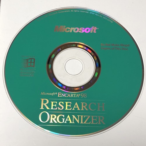 Microsoft Encarta 98 Encyclopedia CD Package for Windows 95 Complete in Box - Picture 13 of 16