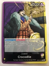 One Piece Kingdoms Of Intrigue Crocodile Leader OP04-058 NM