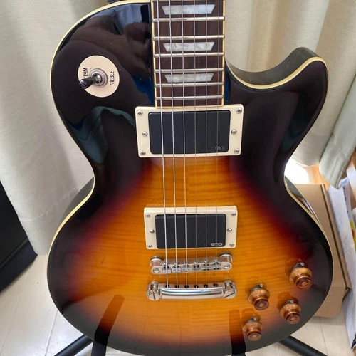Epiphone Les Paul Electric Guitar Sunburst Finish w/ EMG Pickups From JAPAN