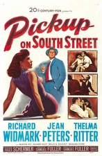PICKUP ON SOUTH STREET Movie POSTER 27x40 B Richard Widmark Jean Peters Thelma