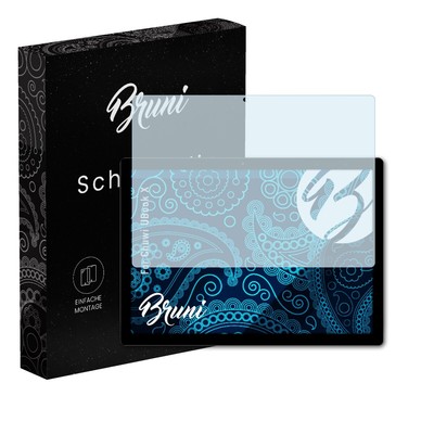 Bruni 2x Folie für Chuwi UBook X Schutzfolie Displayschutzfolie