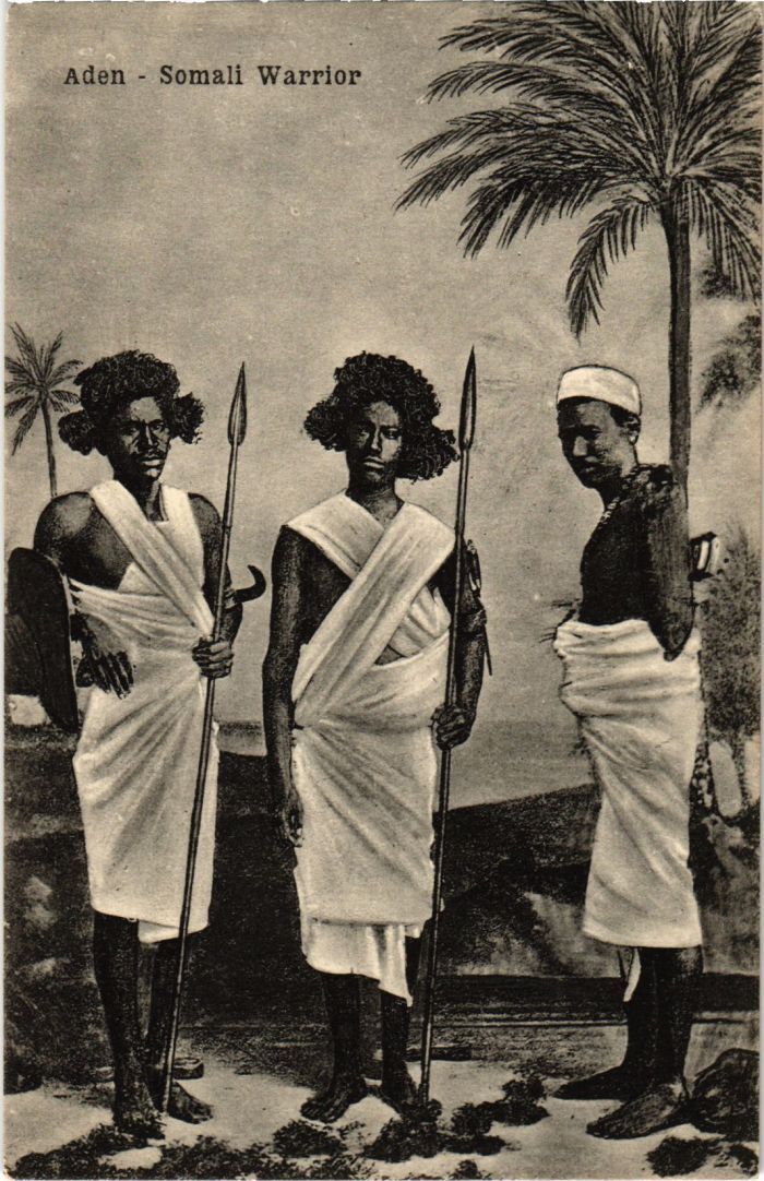 PC ADEN SOMALI WARRIORS ETHNIC TYPES YEMEN (a31924) | eBay