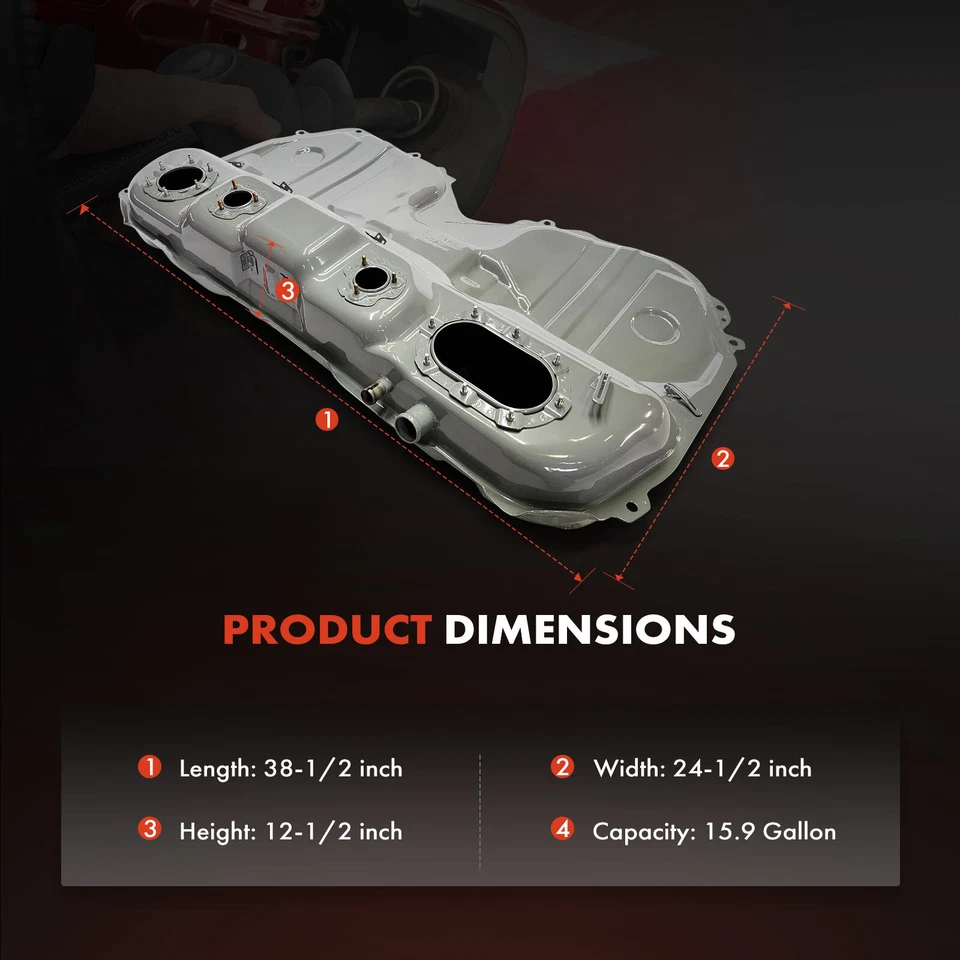 Tanque de combustible de 15,9 galones para Subaru Legacy Impreza 1995 1996 1997 1998 42120FA170 Foto 4 de 4