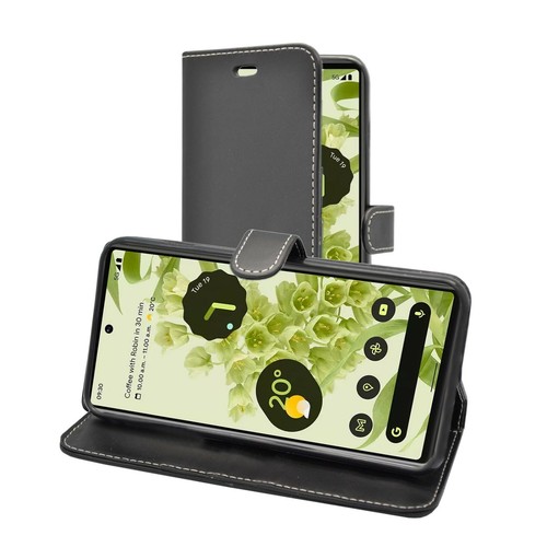 For Google Pixel 6 Case Phone Case Wallet Flip PU Leather Card Holder Cover - 第 4/21 張圖片