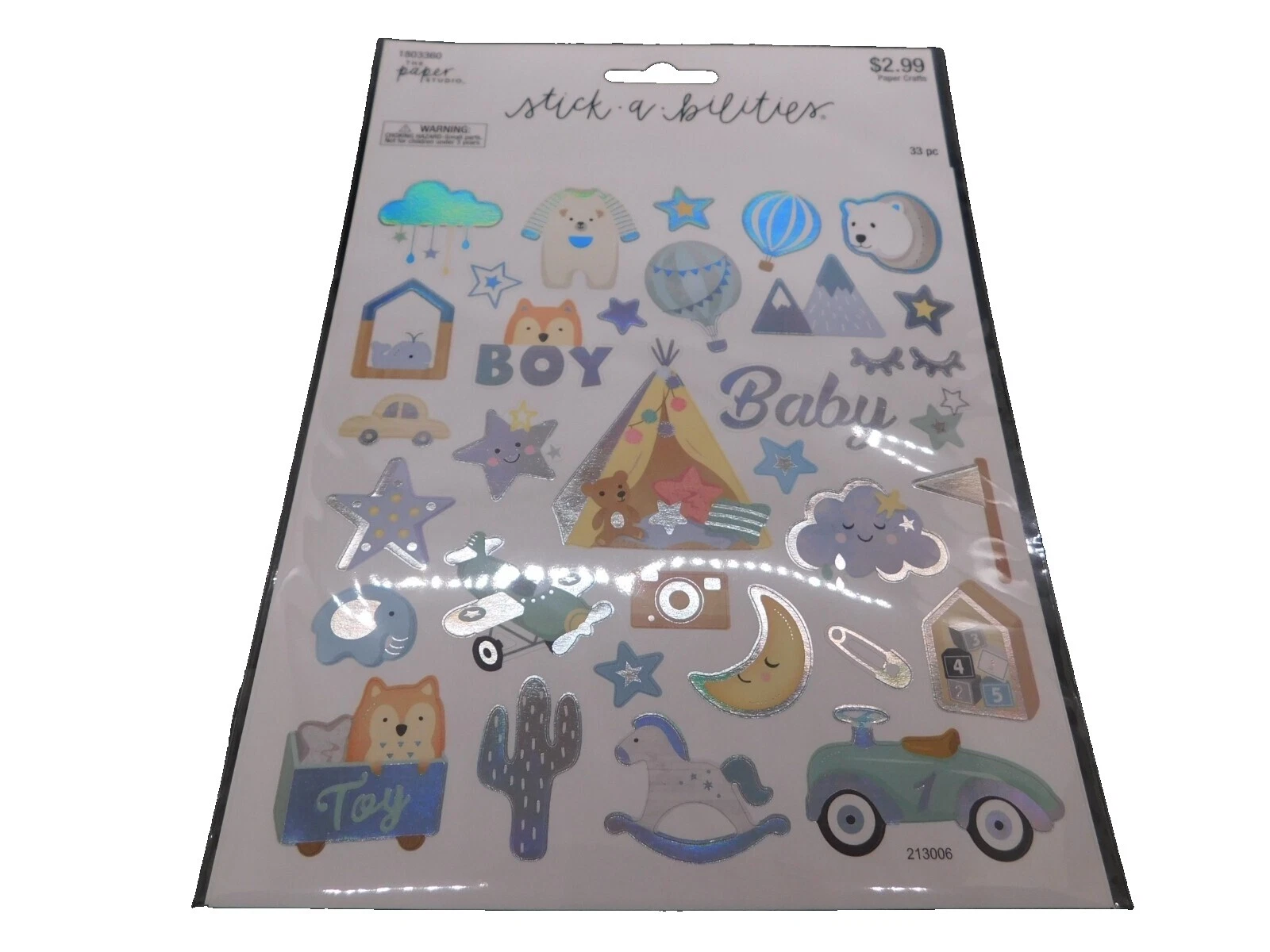 Foiled Scrapbooking Stickers