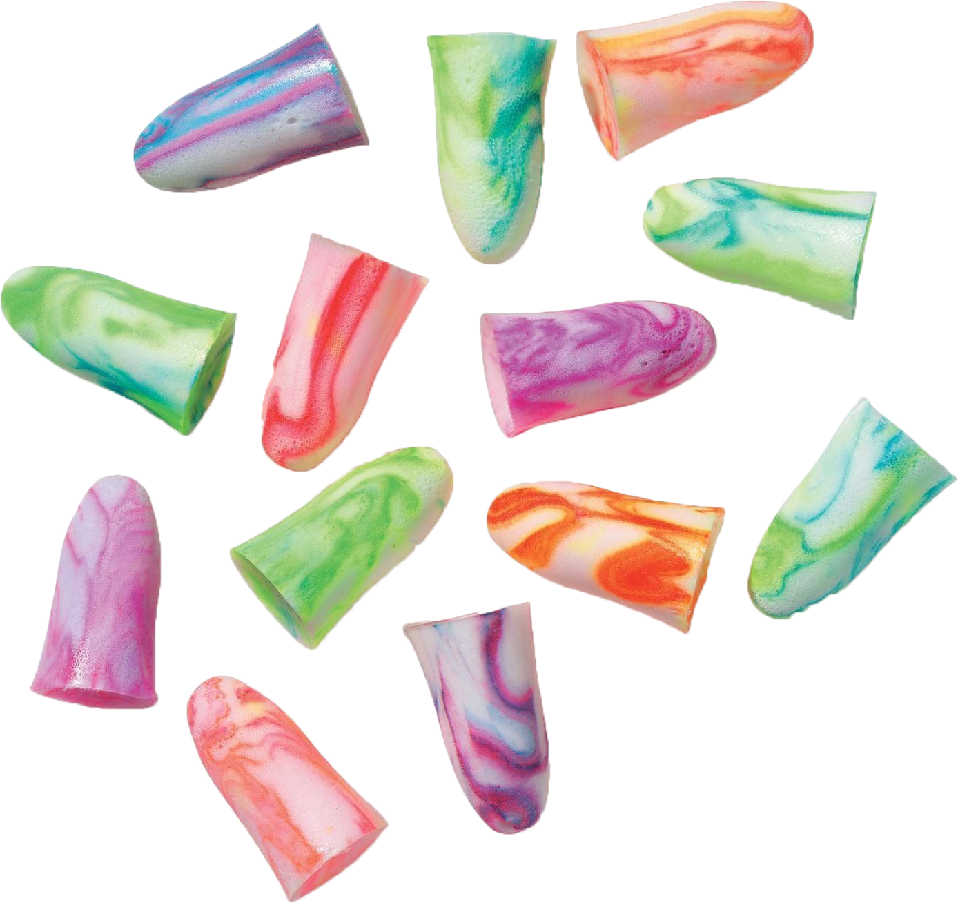 200 SOFT FOAM EAR PLUGS, 100 PAIRS OF MOLDEX SPARK 7800 EARPLUGS - SNR 35dB