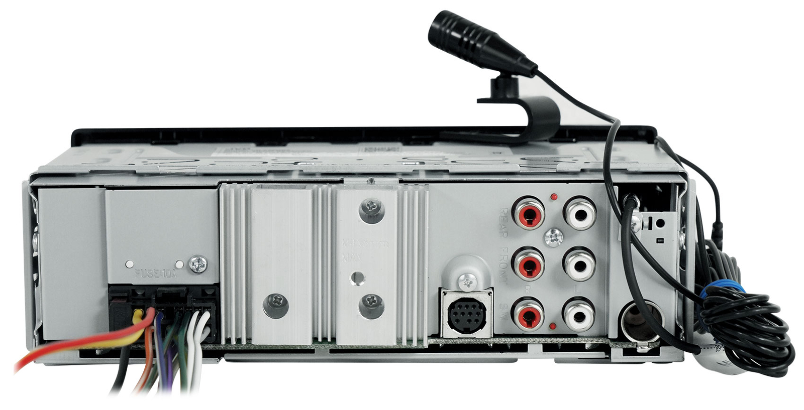 Морской стереоприемник JVC KD-X38MBS 1-Din с BluetoothUSB 2 65-дюймовыми динамиками