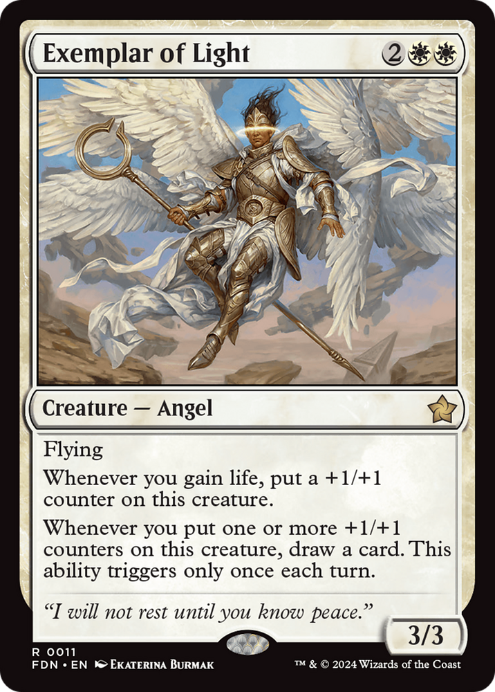 Exemplar of Light FDN MTG Rare M/NM Single