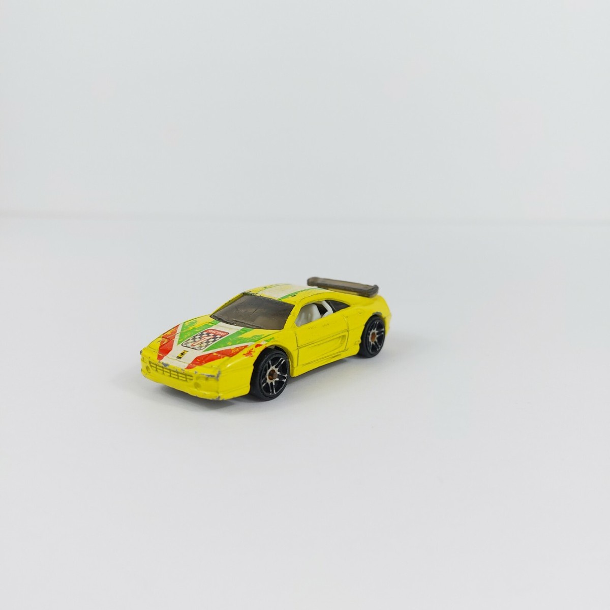Vintage 1999 Hot Wheels Ferrari F355 Challenge Yellow Toy Car | eBay