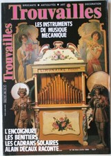 🌟INSTRUMENTS de MUSIQUE MECANIQUE-Limonaire Cadrans solaires Bénitier Revue/B13