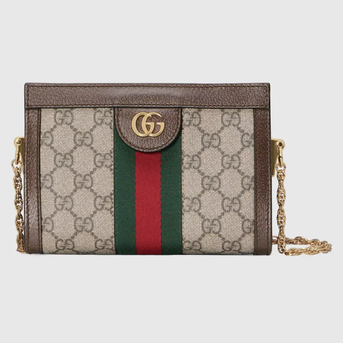 Gucci, GG Supreme Canvas Micro Cross-body Bag, Mens, Beige Multi