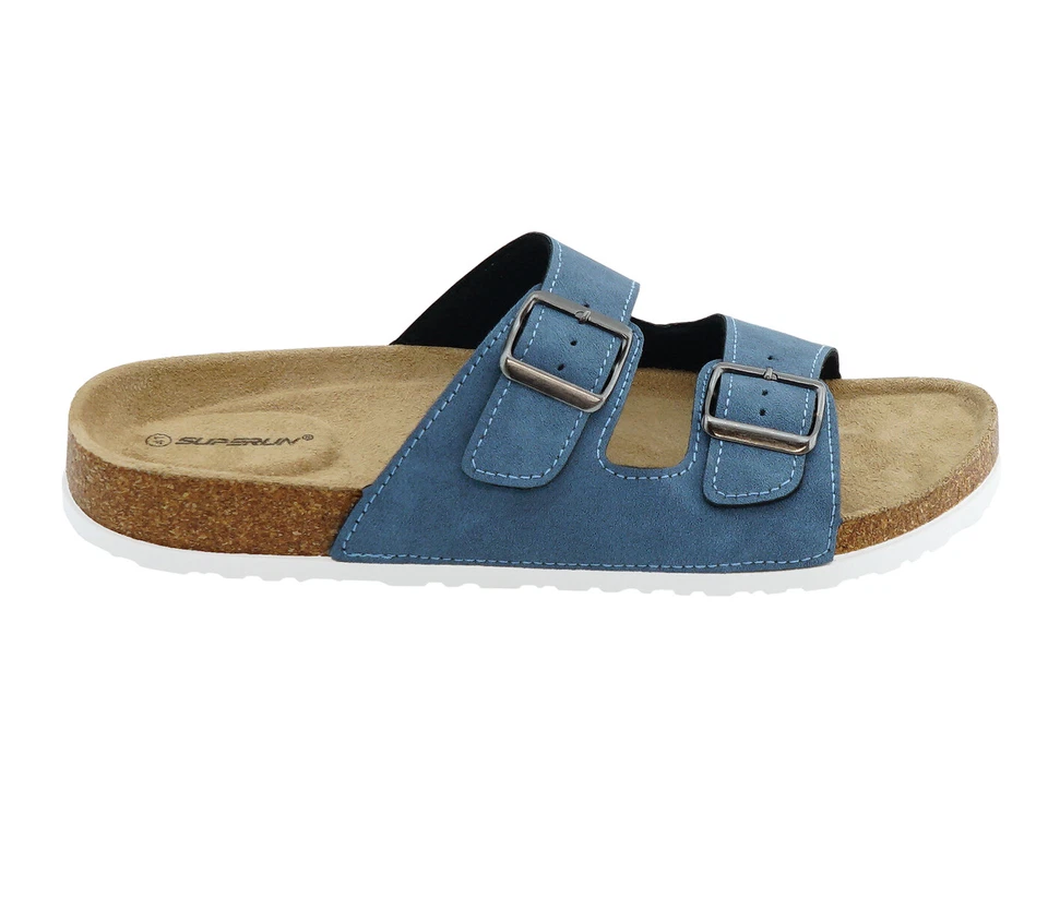 + Pantoletten Sandalen Hausschuhe Schlappen Clogs Kork Fußbett Gr.36-49 - Bild 3 von 4