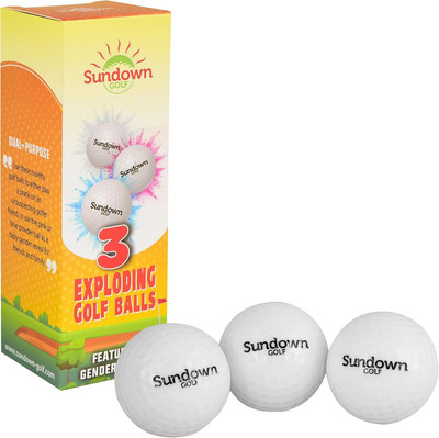 Exploding Golf Balls - Prank Golf Balls, Trick Golf Balls, Gender Reveal Golf Ba