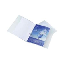 Image of Rapesco Eco 25mm Two-Ring Binder A4 Clear (Pack of 10) 1045