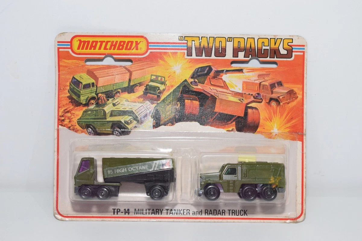 Vintage 1975 Matchbox TP-14 Military Tanker & Radar Truck