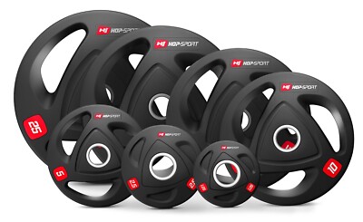 Hop-Sport Olympia Hantelscheiben Set 4x1,25; 4x2,5; 4x5; 2x10; 2x15; 2x20; 2x25