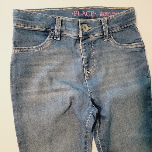 The Children's Place Mädchen Größe 10 SLIM Jeggings Jeansleggings blau neu ohne Etikett - Bild 4 von 7