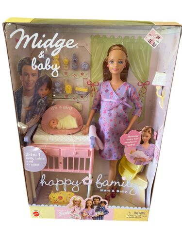 Barbie Midge Family Grávida Raríssima Vintage, Produto Vintage e Retro  Matel Nunca Usado 44766749