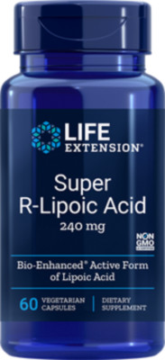 TAKE OFF $44 NOW! FOUR PACK SALE Life Extension Super R-Lipoic Acid 60 veg caps