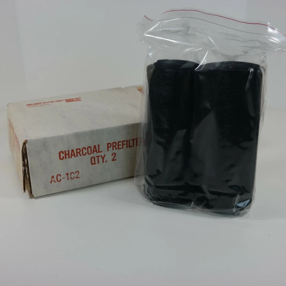 Pack of 2 Enviracaire Replacement Charcoal PreFilters for Model EV1 Deadstock - Image 2 of 4