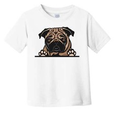 Pug Dog Breed Popping Up Cute Infant Toddler T-Shirt